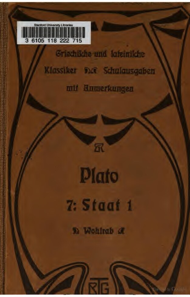 Staat. Erstes Buch